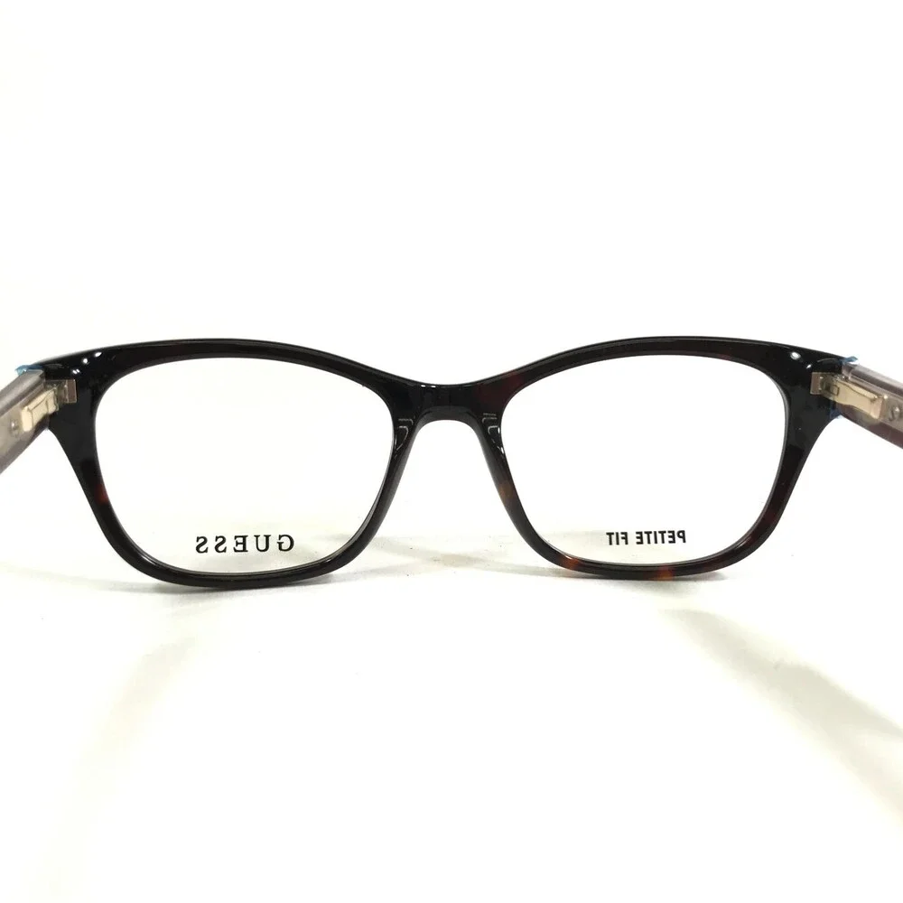 Guess Petite Eyeglasses Frames GU2678 052 Brown Tortoise Pink Glitter 49-17-140